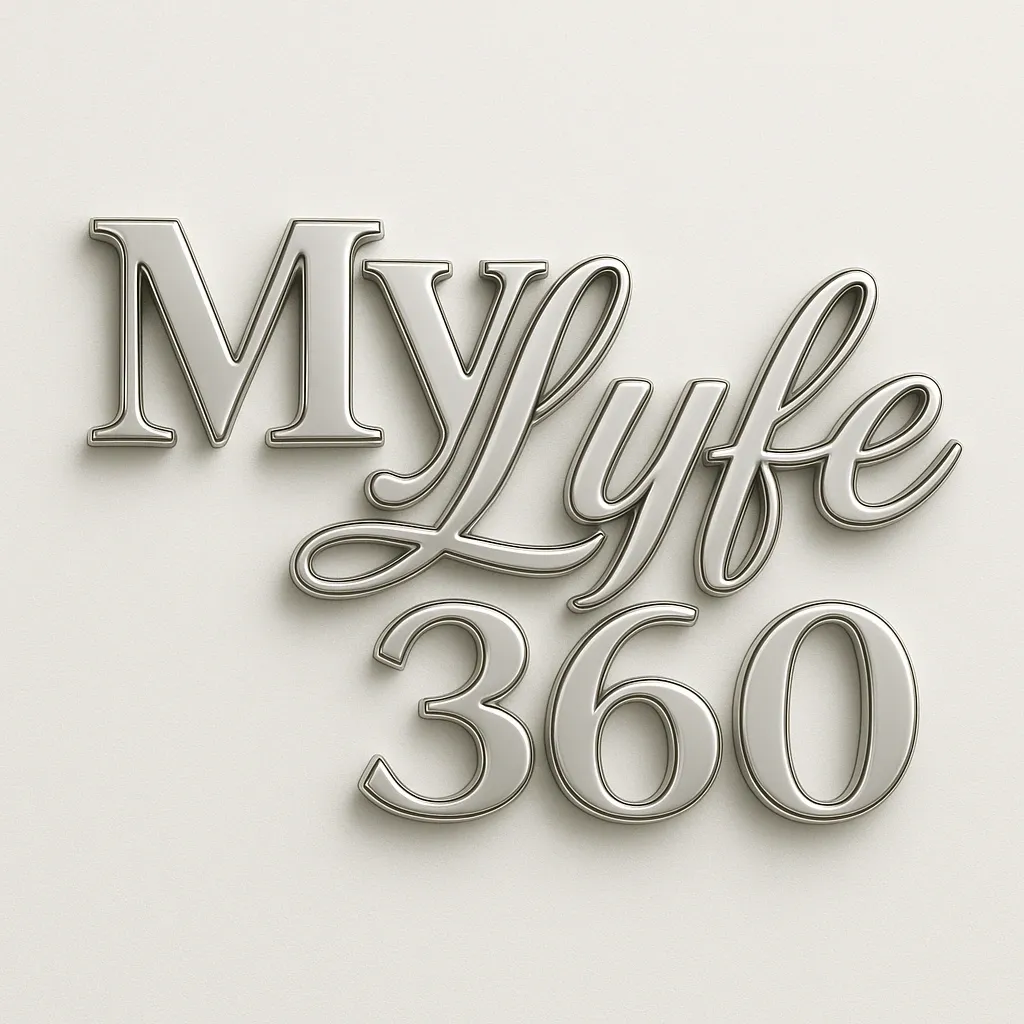 Embossed MyLyfe 360 silver emblem