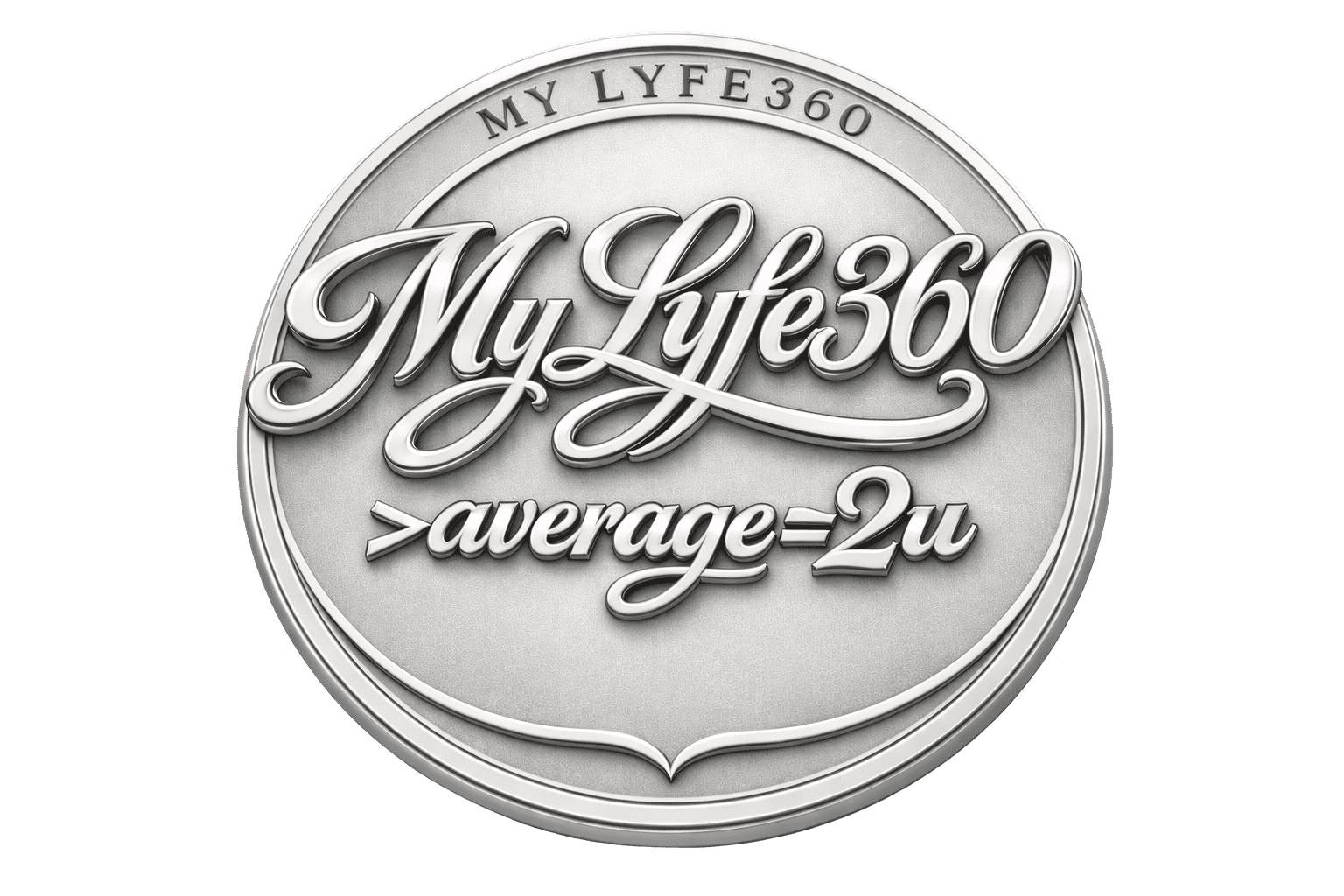 My Lyfe360 3d coin logo